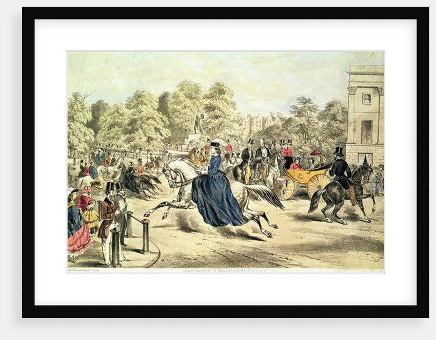 Riding in Rotten Row, Hyde Park by John Ritchie