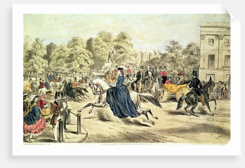 Riding in Rotten Row, Hyde Park by John Ritchie