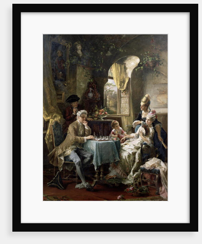 The Chess Players, 1887 by Carl Herpfer