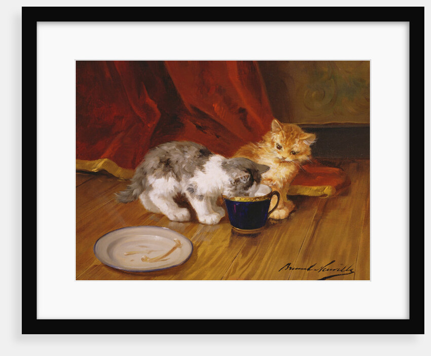 Tea-time by Alphonse Marie de Neuville