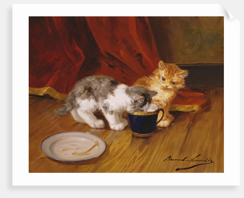 Tea-time by Alphonse Marie de Neuville