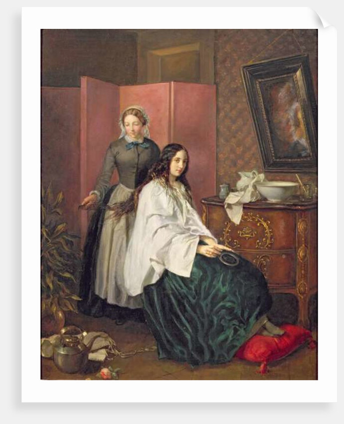 Combing My Lady's Tresses by Jean Baptiste Beranger