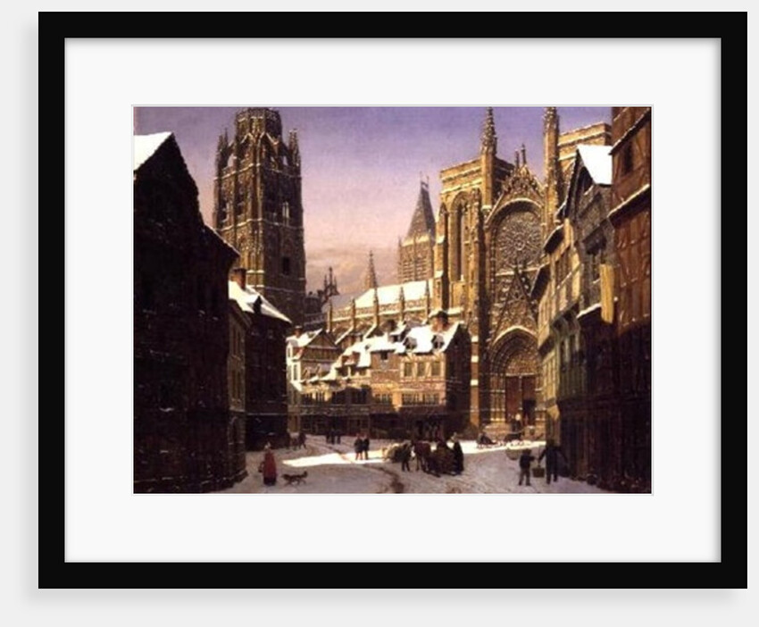 Dutch Cathedral Town by Heinrich Hansen