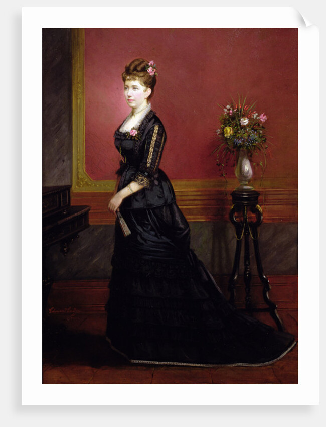 Lady in Black by Edouard Ender