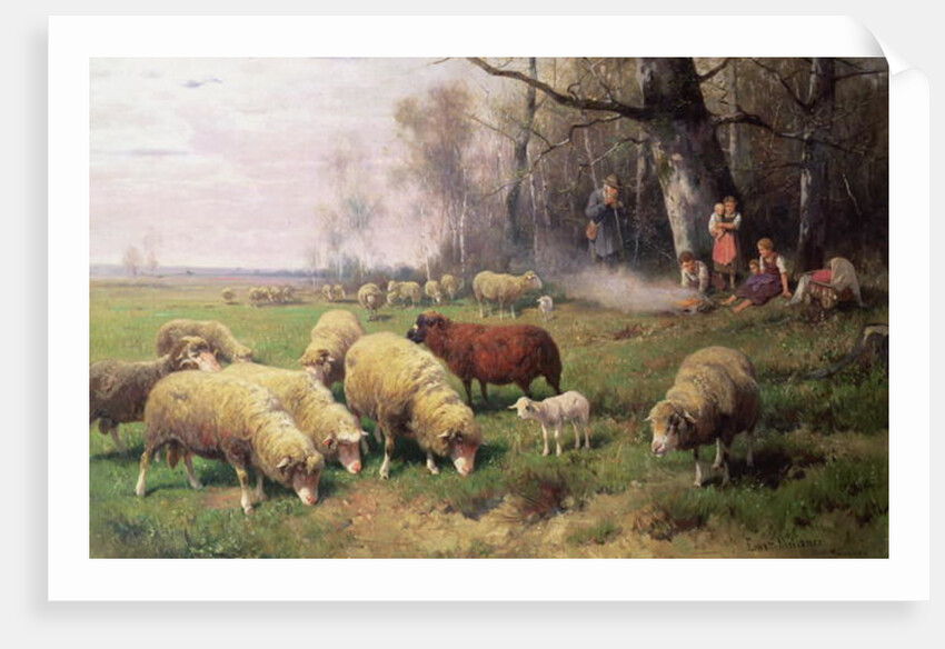 The Shepherd's Family by Adolf Ernst Meissner