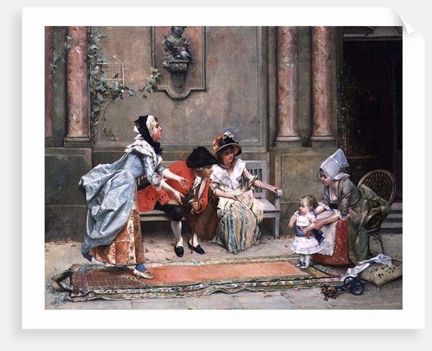 The First Steps by Emile August Pinchart