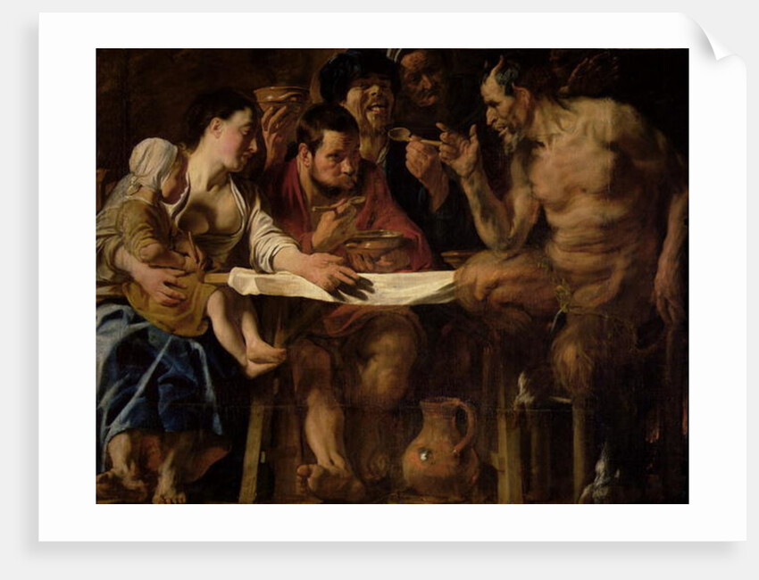 Satyr and Peasant, 1620 by Jacob Jordaens