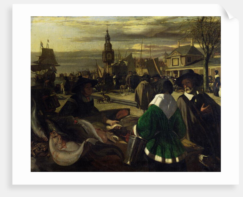 Market in the Hague, c.1660 by Emanuel de Witte
