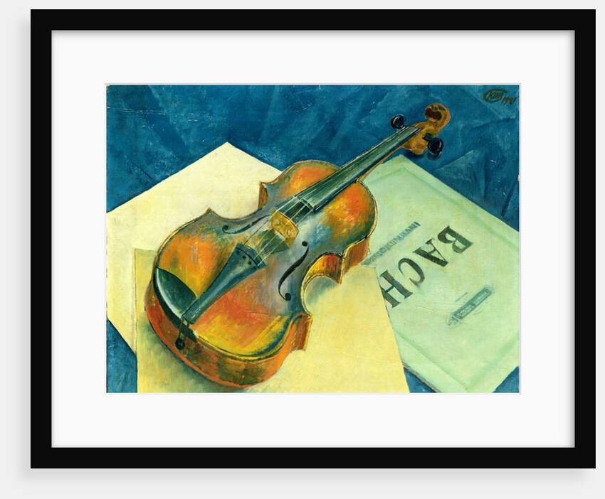 Still Life with a Violin, 1921 by Kuzma Sergeevich Petrov-Vodkin