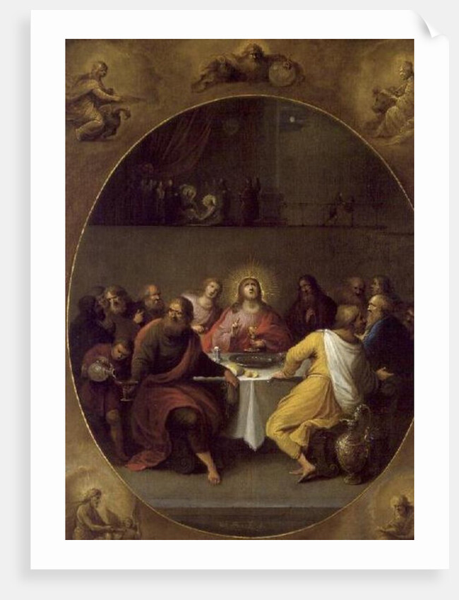 The Last Supper by Frans II and III (1607-67) Francken