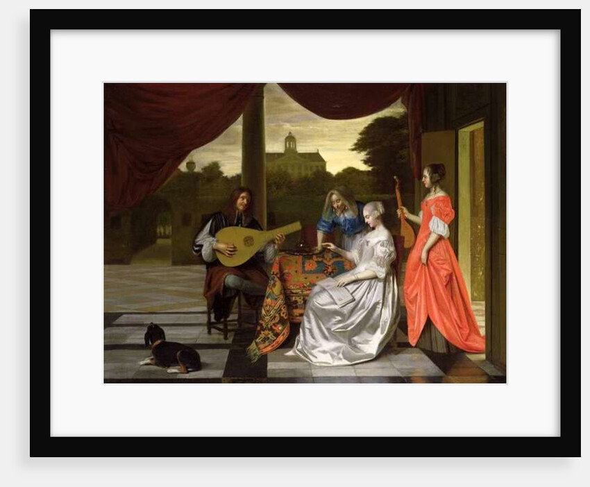 Musical Scene in Amsterdam by Pieter de Hooch