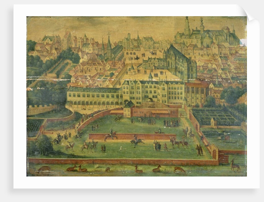 A View of the Royal Palace, Brussels by Flemish School