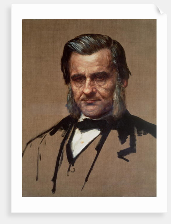 Portrait of Thomas Henry Huxley by Alphonse Legros