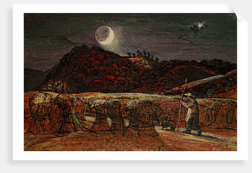 Cornfield By Moonlight With The Evening Star C 1830 Posters Prints 