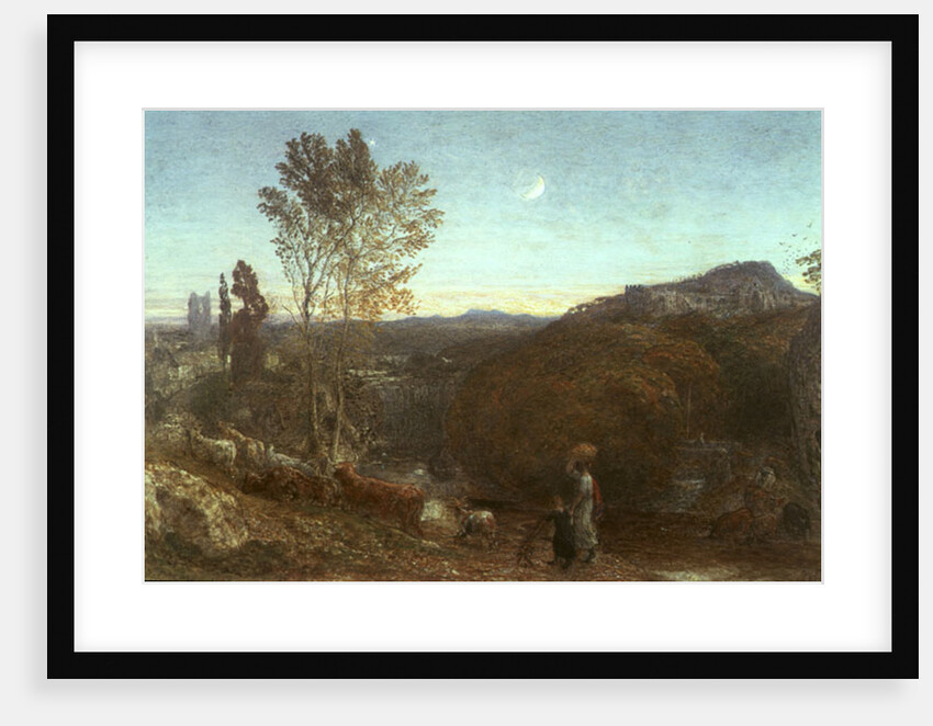 Going Home at Curfew Time by Samuel Palmer