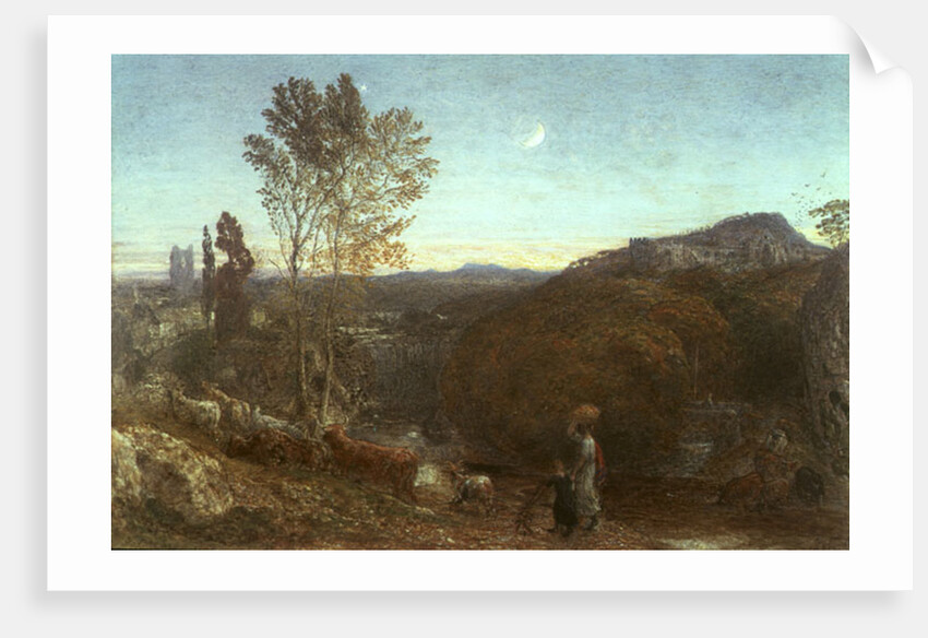 Going Home at Curfew Time by Samuel Palmer