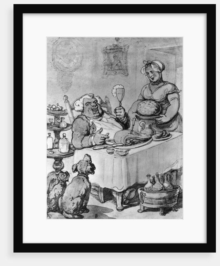 A Good Meal by Thomas Rowlandson