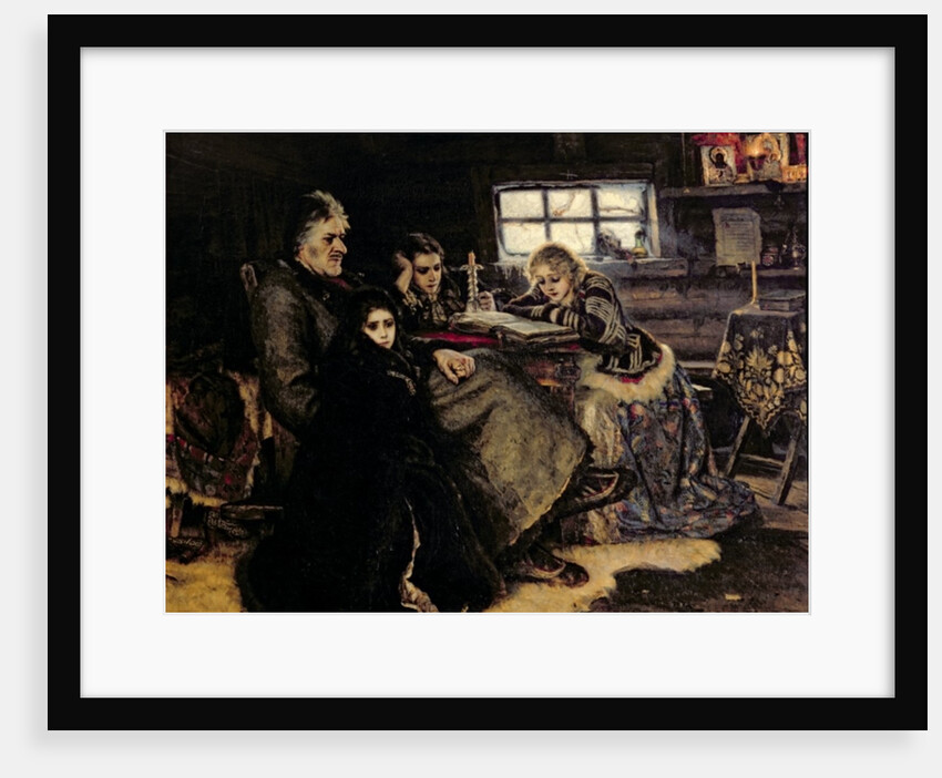 The Menshikov Family in Beriozovo, 1883 by Vasilij Ivanovic Surikov