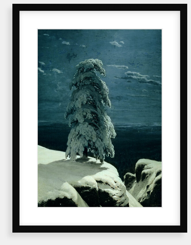 In the Wild North, 1891 by Ivan Ivanovich Shishkin