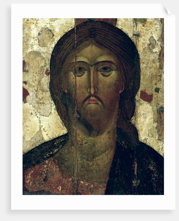 The Saviour, early 14th century by School Russian
