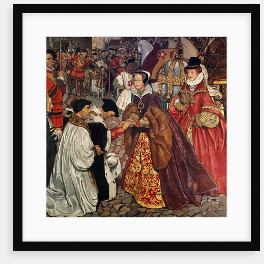 Queen Mary and Princess Elizabeth entering London in 1553, 1910 by John Byam Liston Shaw
