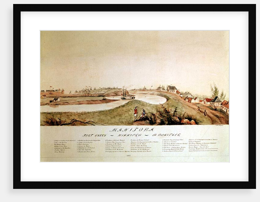 Manitoba, Showing a Hudson Bay Company Trading Station, 1871 by John Simpson