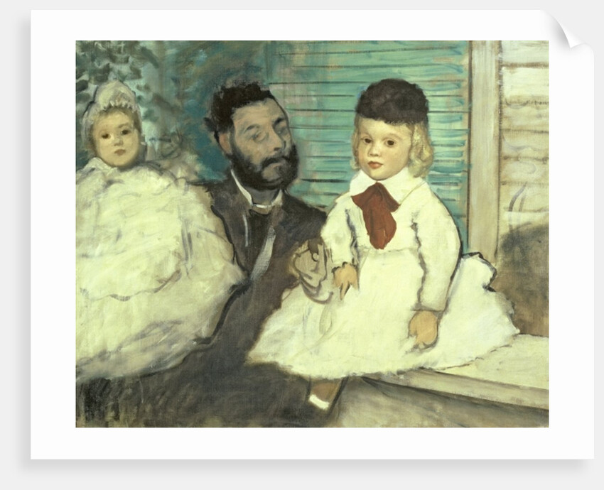 Comte Le Pic and his Sons by Edgar Degas