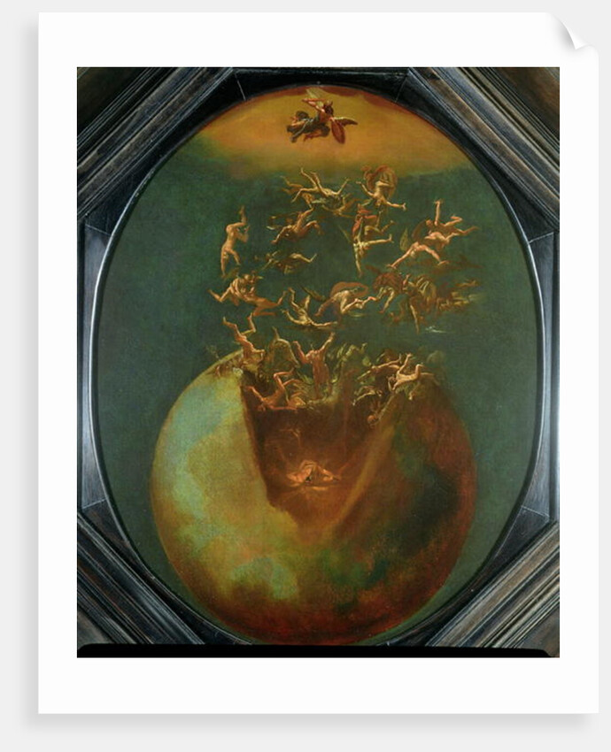 Fall of Satan and the Rebel Angels from Heaven by Jakob Isaaksz Swanenburgh