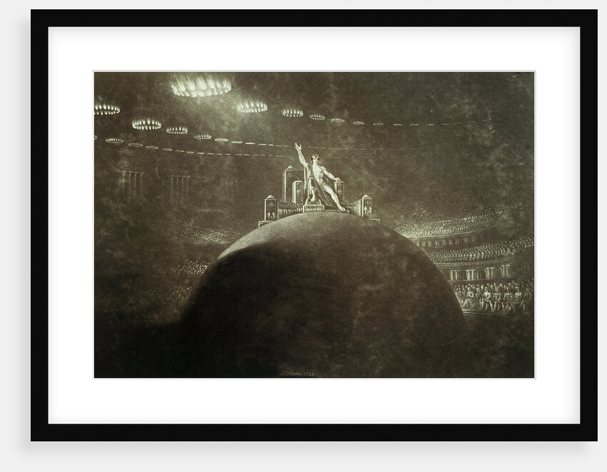 Satan presiding at the Infernal Council, 1824 by John Martin