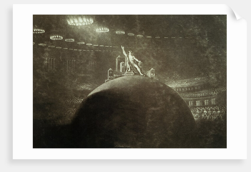 Satan presiding at the Infernal Council, 1824 by John Martin