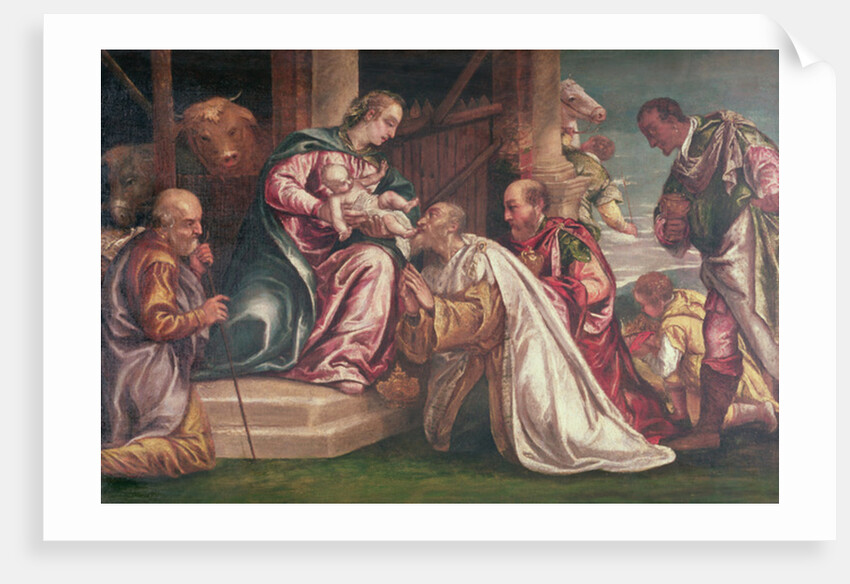 Adoration of the Magi by Francesco Montemezzano