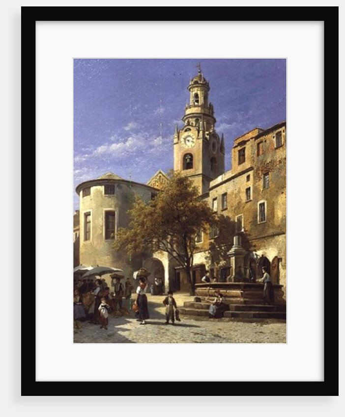 Continental Street Scene by Jacques Carabain