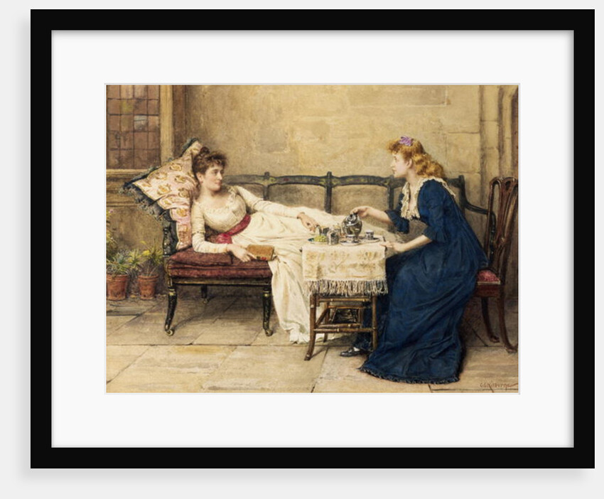 Afternoon Tea by George Goodwin Kilburne