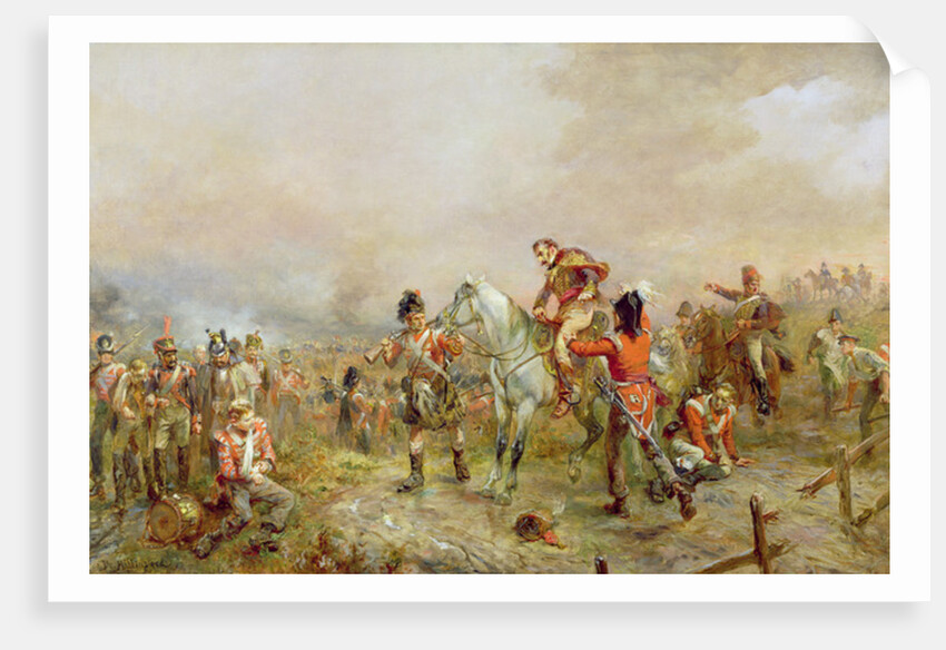 The Field at Waterloo by Robert Alexander Hillingford