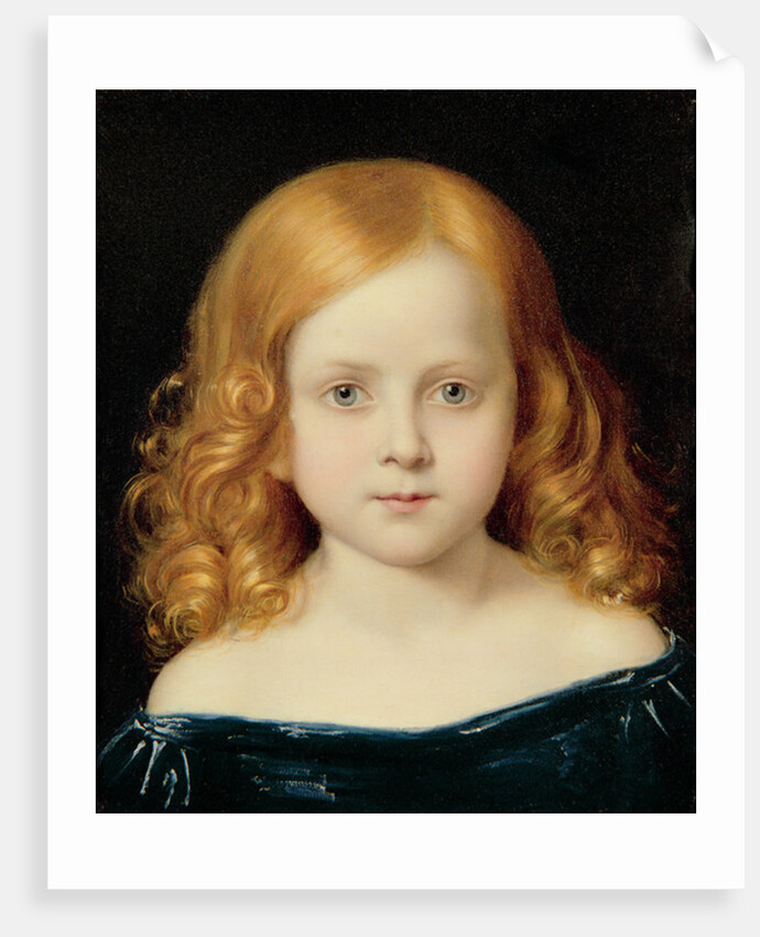 Portrait of the Artist's Daughter by Charles West Cope