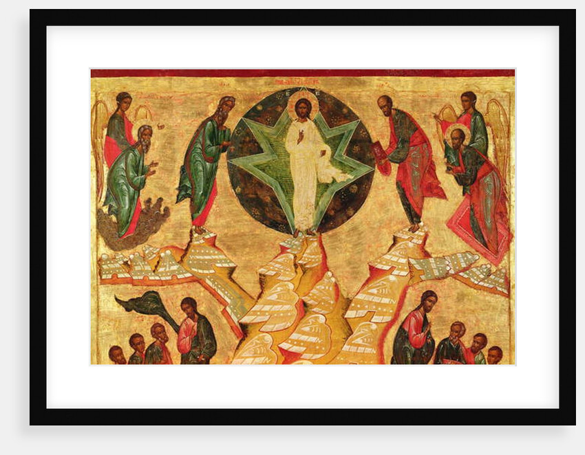 Detail from the Transfiguration by Russian School