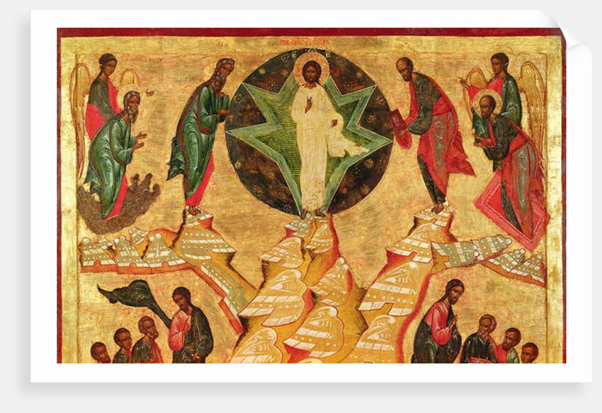 Detail from the Transfiguration by Russian School