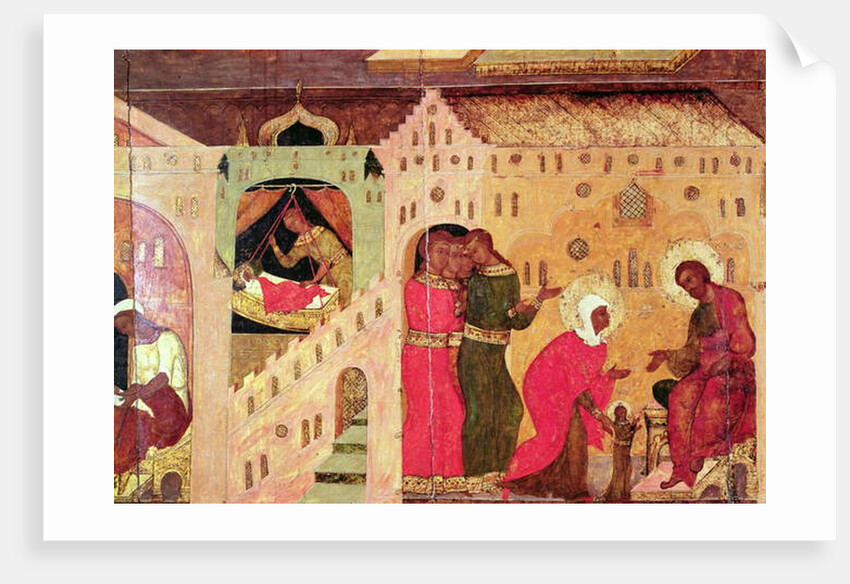 Nativity of the Virgin, c.1600-25 by School Russian