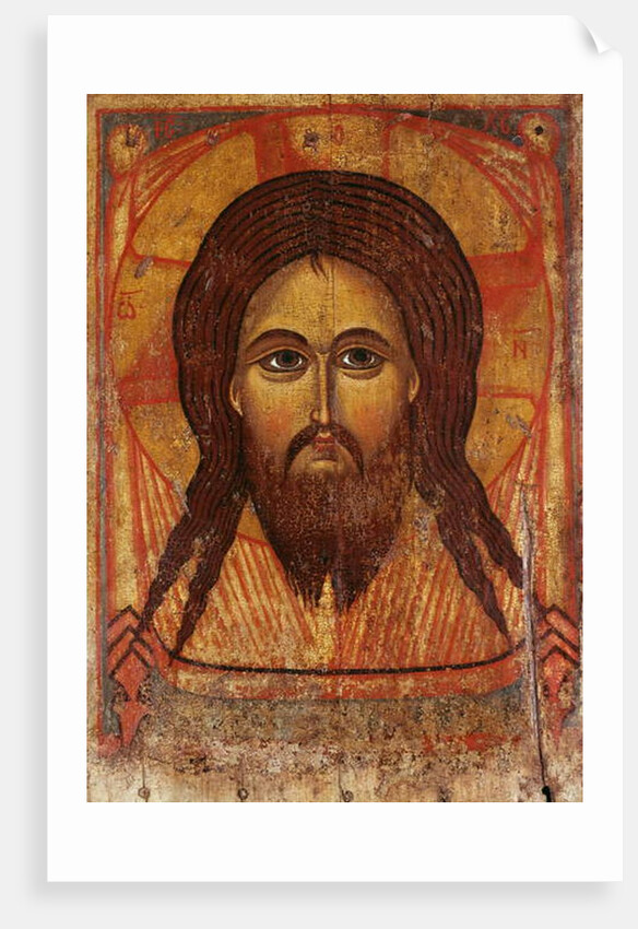 The Holy Face, 1200-1250 by School Russian