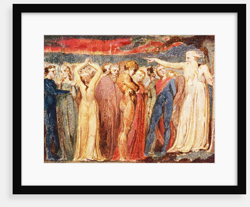Joseph of Arimathea preaching to the inhabitants of Britain by William Blake