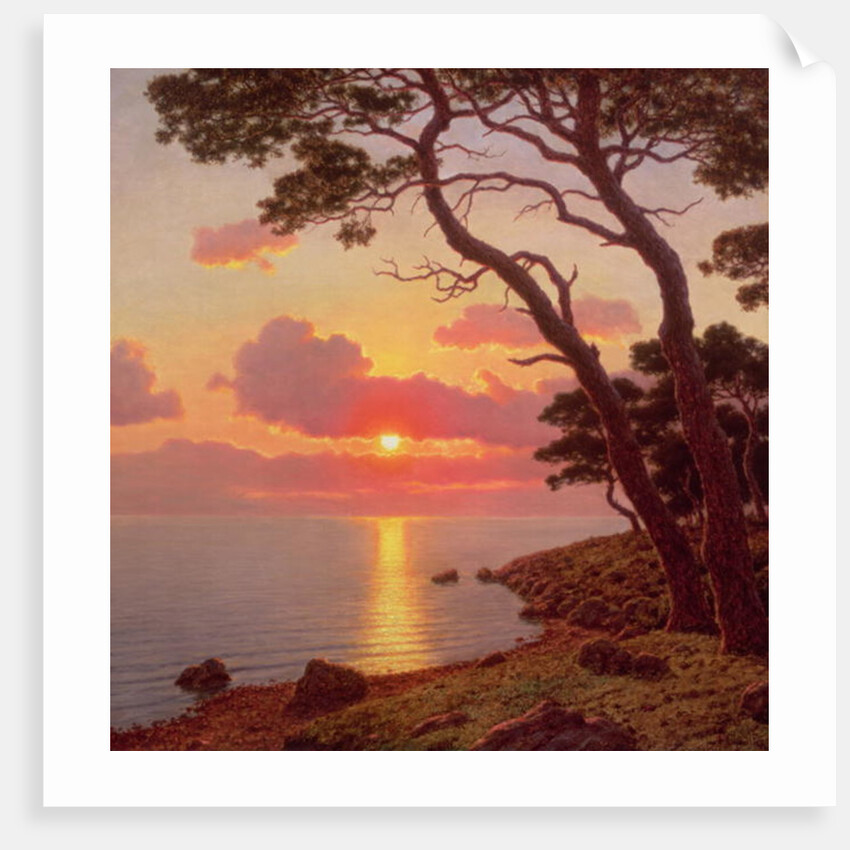 Calme de Soir, Cote d'Azur by Ivan Fedorovich Choultse
