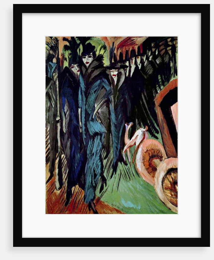 Friedrichstrasse, 1914 by Ernst Ludwig Kirchner