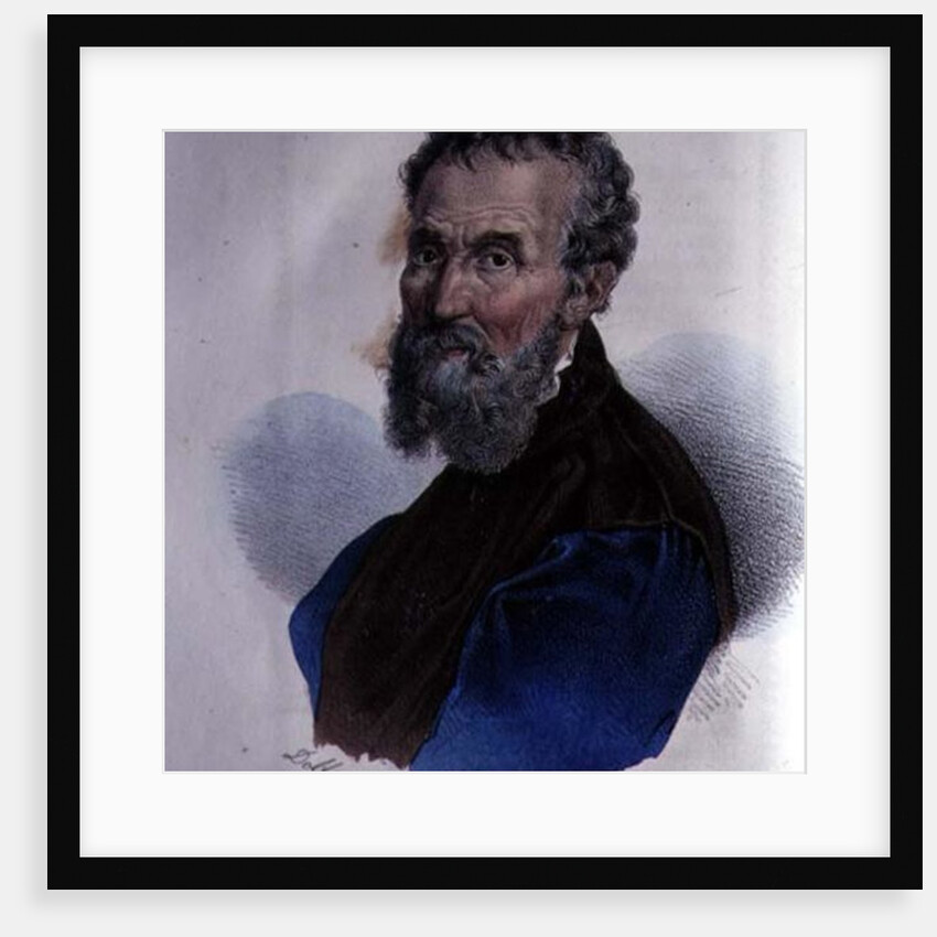 Portrait of Michelangelo Buonarroti by Dolfino