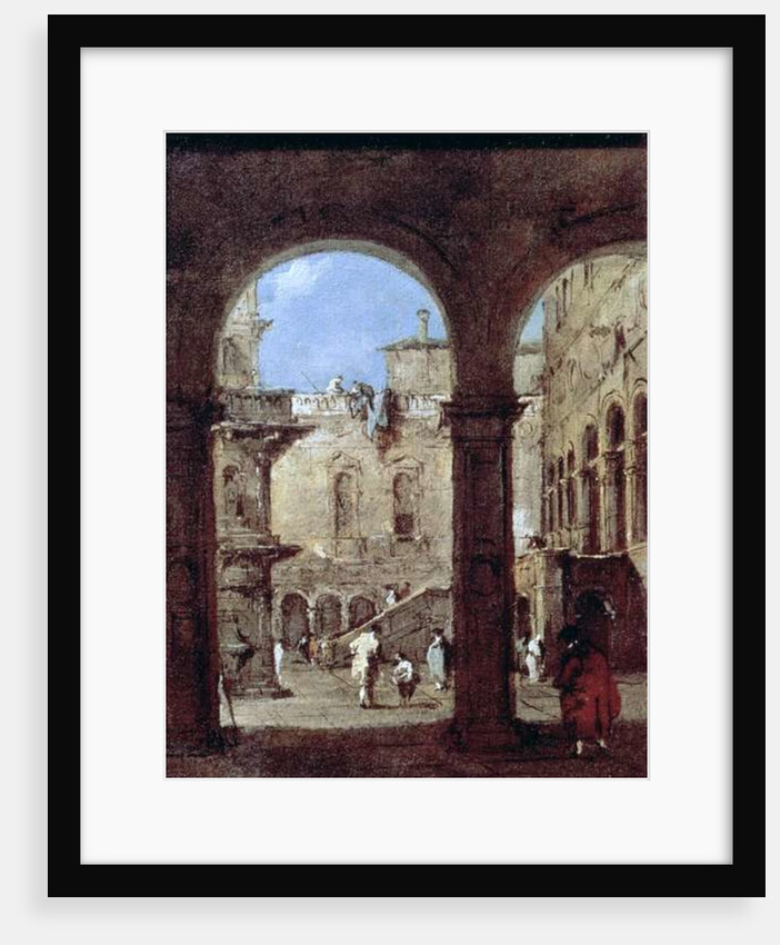 Architectural Capriccio, c.1770 by Francesco Guardi