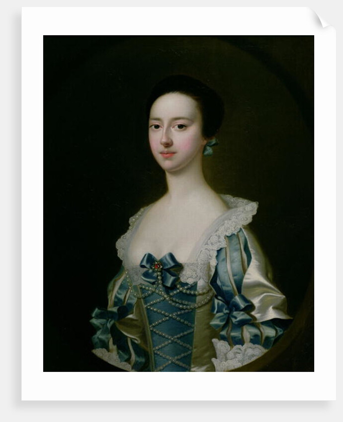 Anne Bateman, later Mrs. John Gisbourne, 1755 by Joseph Wright of Derby