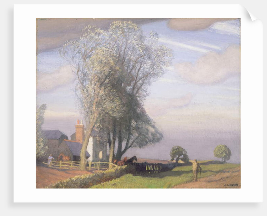 Willow Tree Farm, c.1928 by George Clausen