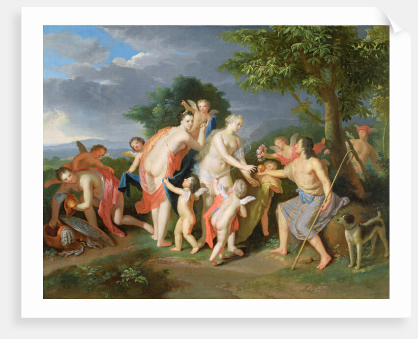The Judgement of Paris by Gerard Hoet