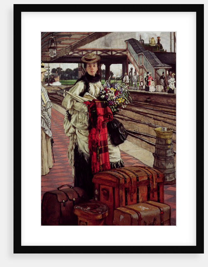 Waiting at the Station, Willesden Junction, c.1874 by James Jacques Joseph Tissot