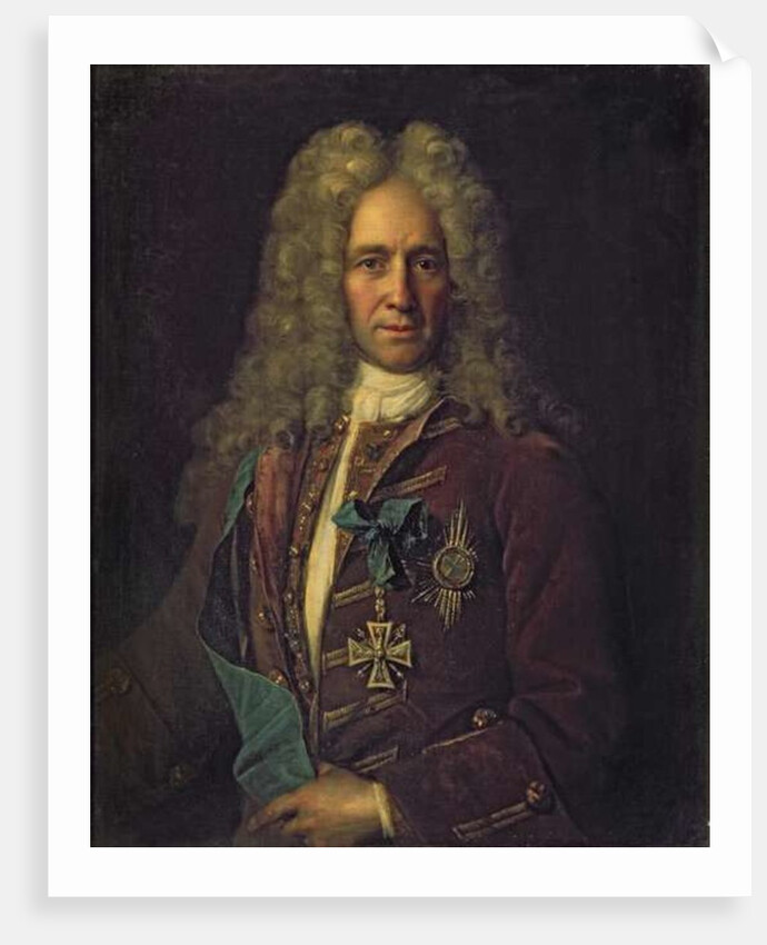 Portrait of State Chancellor Count G. Golovkin, 1720 by Ivan Nikitich Nikitin