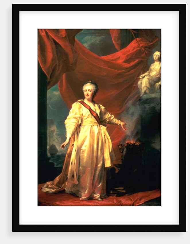 Portrait of Catherine the Great as Lawgiver in the Temple of the Goddess of Justice, early 1780s by Dmitri Grigor'evich Levitsky